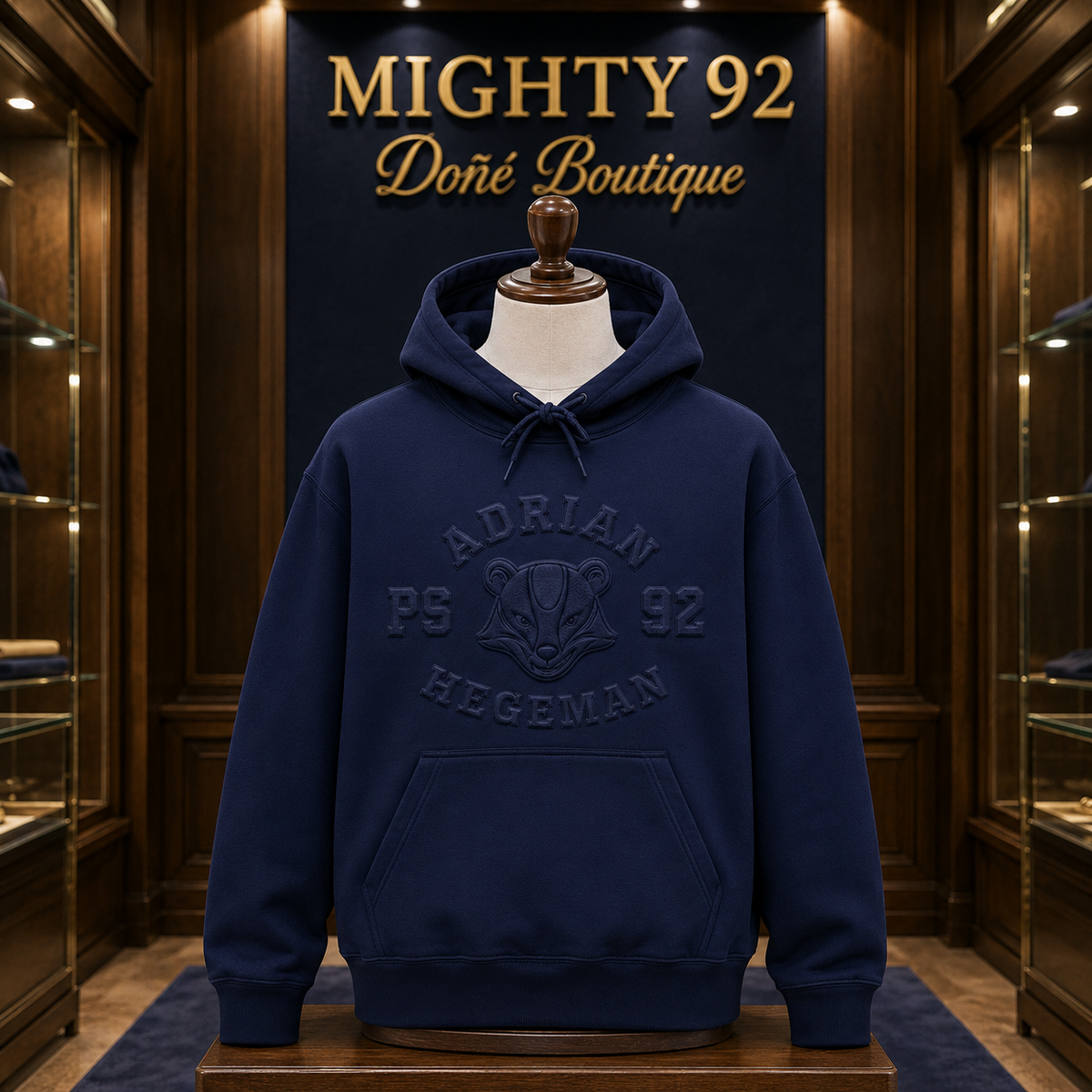 Adrian PS 92 Hegeman Embossed Hoodie