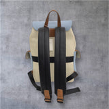 Doñé Azure Voyager Leather Backpack