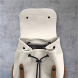 Doñé Azure Voyager Leather Backpack