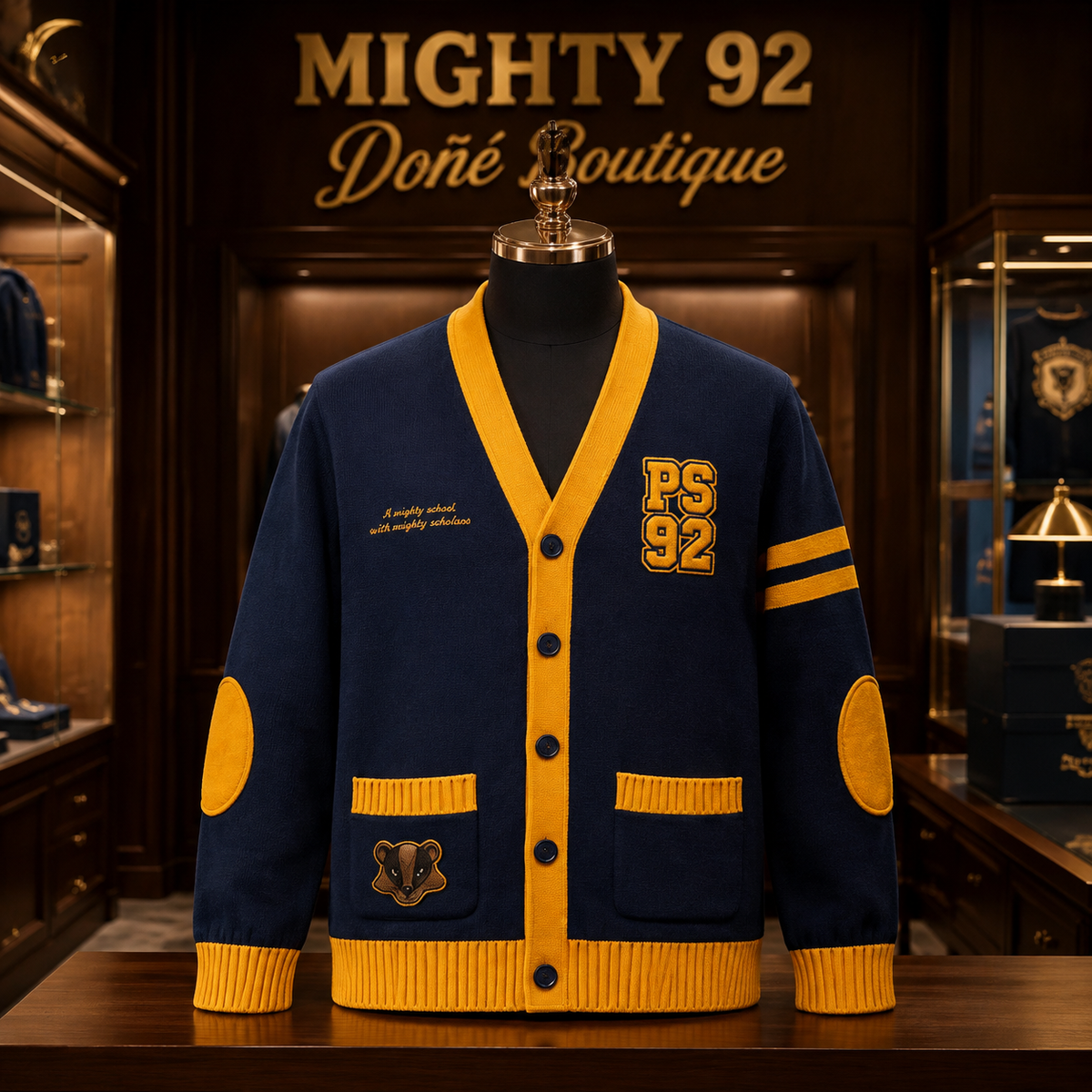 Mighty 92 Signature Cardigan Sweater (Adult Sizing)