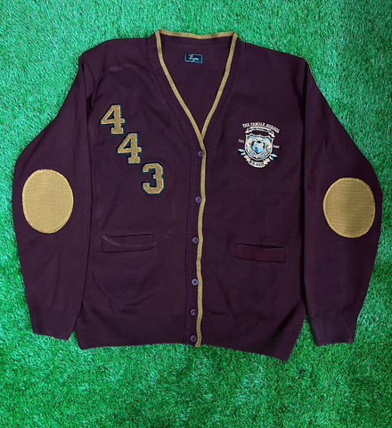 P.S. 443 Crest Cardigan